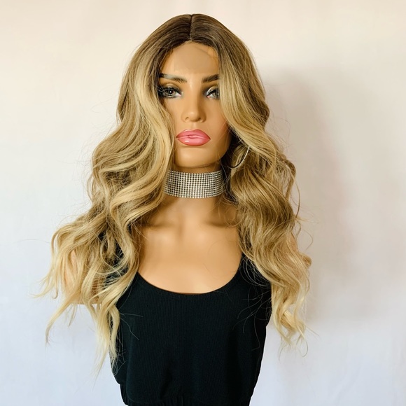Gorgeous Golden Blonde Lace Front Part Premium Fiber Wig! - Picture 11 of 11
